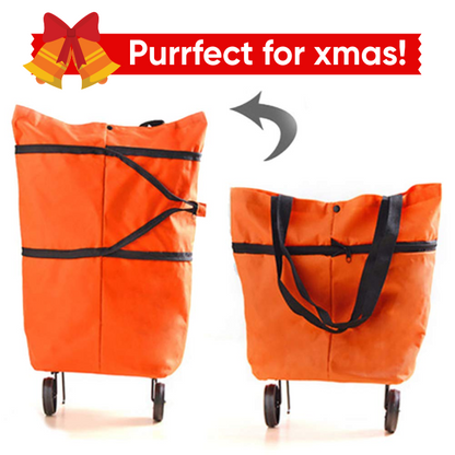 Shopping bag folding