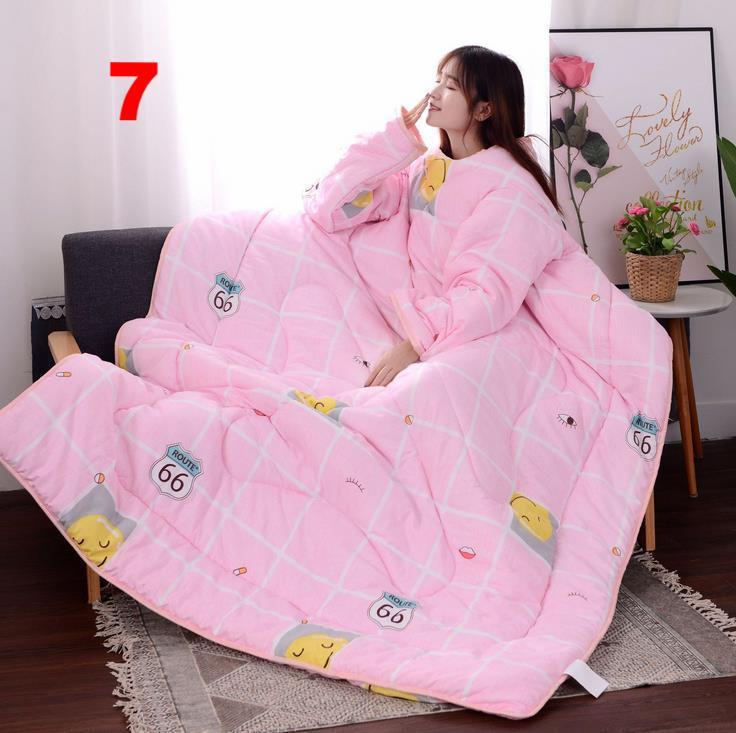 Lazy Quilt With Sleeves