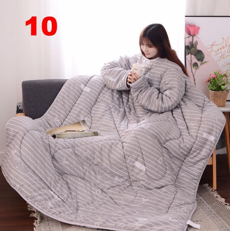 Lazy Quilt With Sleeves