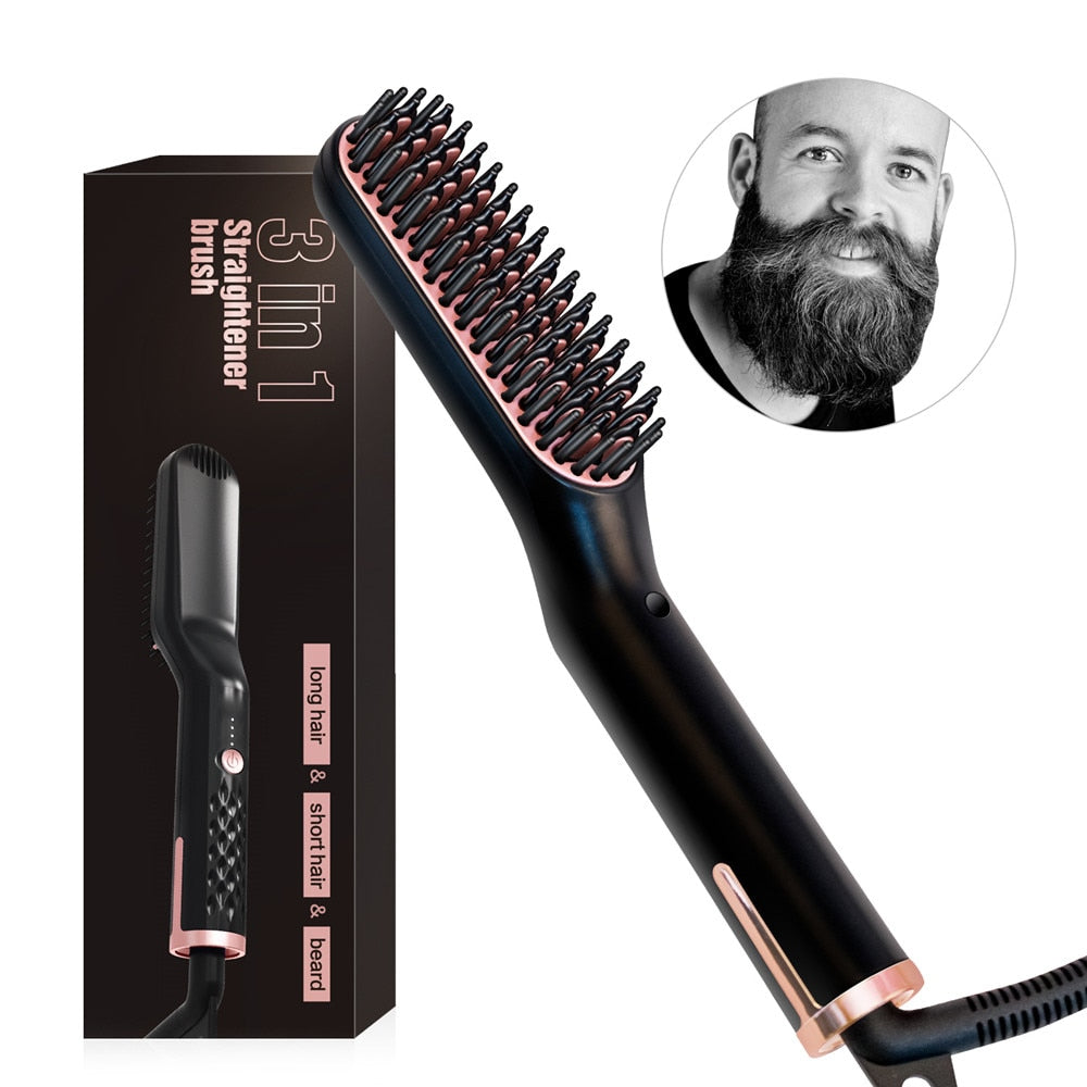 2020 NEW: Styling Multifunctional Hair Straightening Irons Beard kit