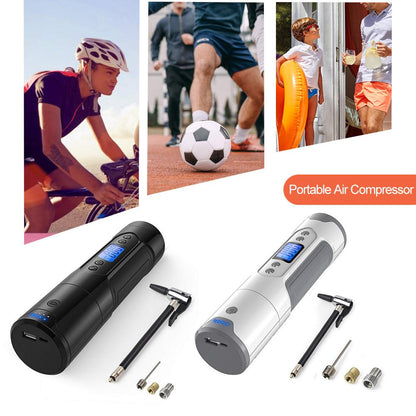 Portable Electric Air Pump With Digital Gauge LCD