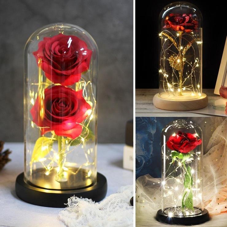 Christmas Valentine's Gifts LED Rose Lamps (Style 2)