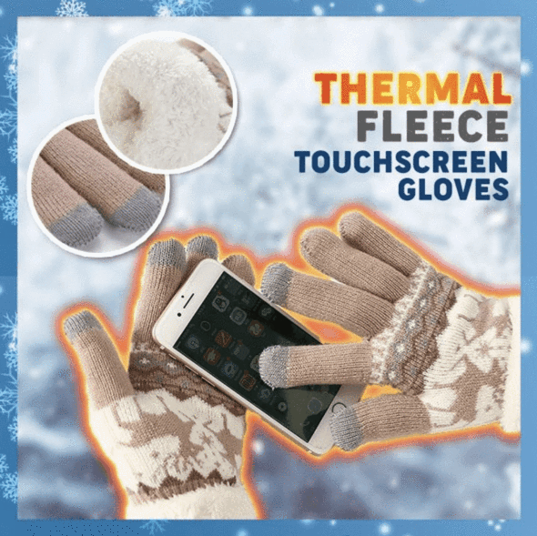 Extra-warm Fleece Touchscreen Gloves
