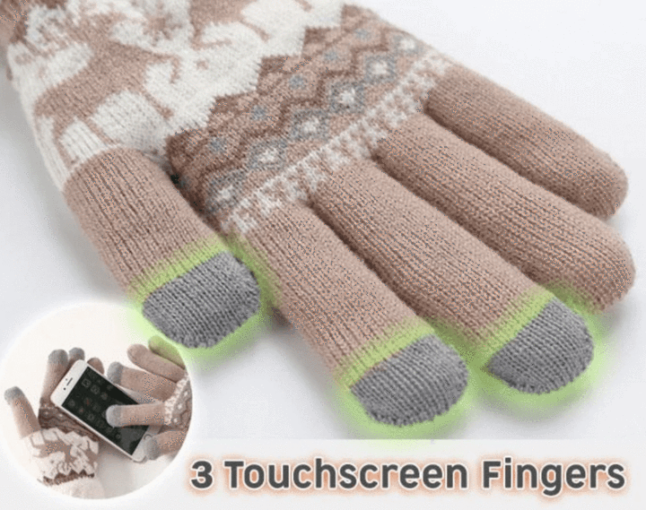 Extra-warm Fleece Touchscreen Gloves