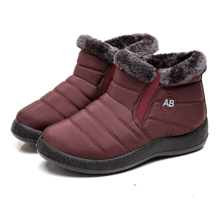 Women's Luxury Boots Winter Waterproof Anti-Slip Boots Mid & High