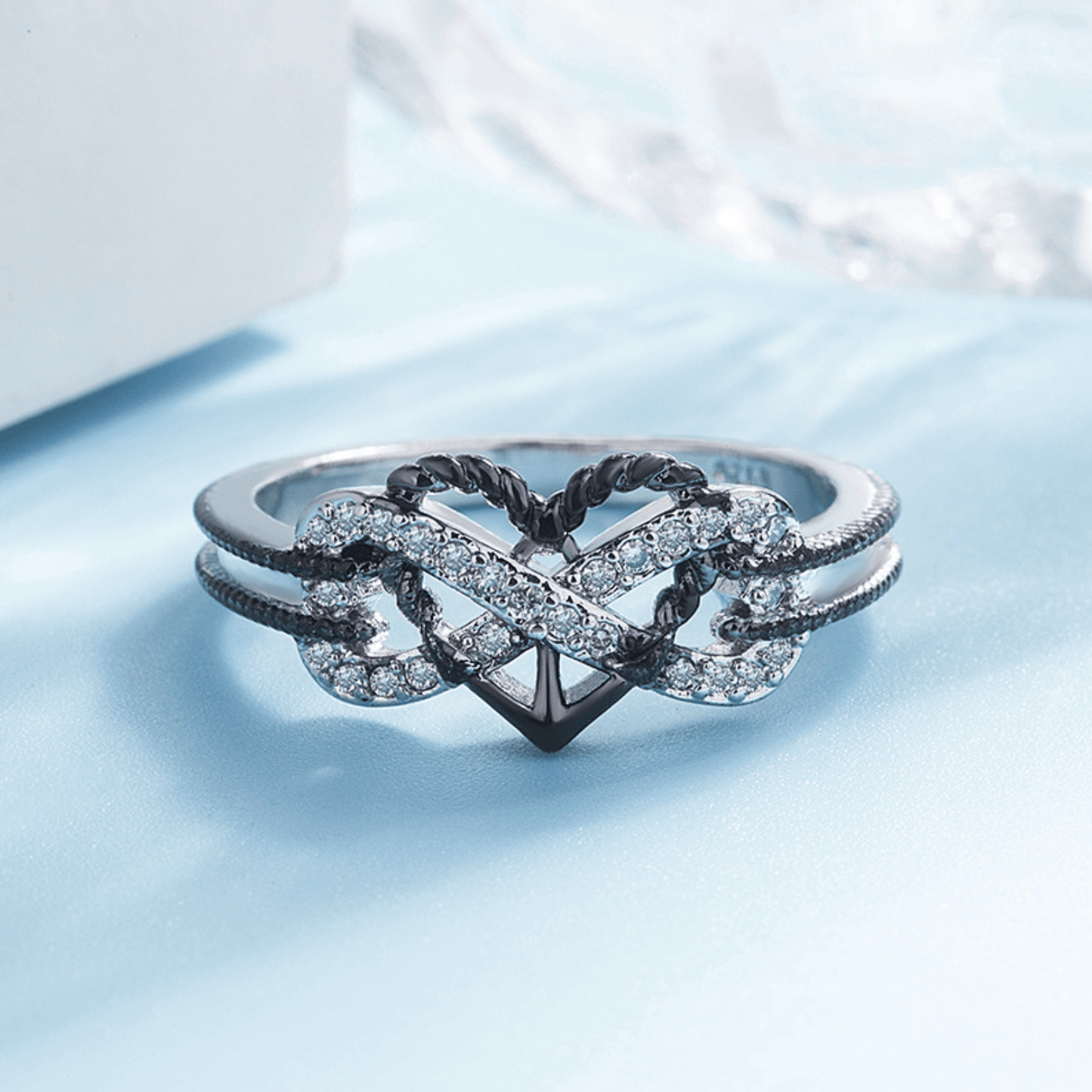 Love Infinity Zirconium Ring