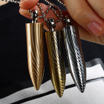 Bullet Necklace Million Matches Male Key Chain Pendant Lighter