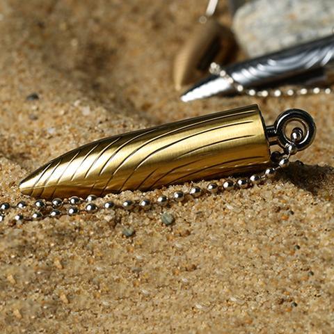 Bullet Necklace Million Matches Male Key Chain Pendant Lighter