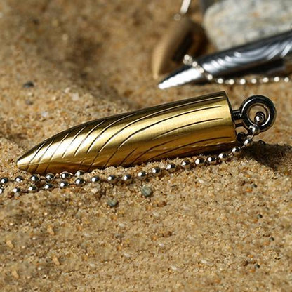 Bullet Necklace Million Matches Male Key Chain Pendant Lighter