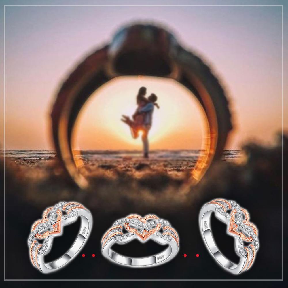 Love Infinity Zirconium Ring