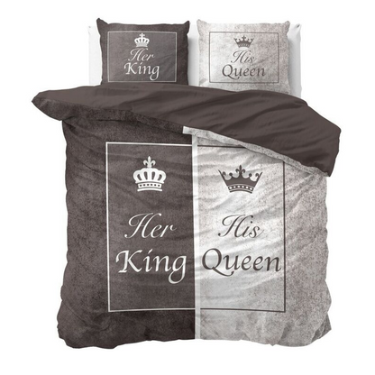 Her King & His Queen Bedding Set