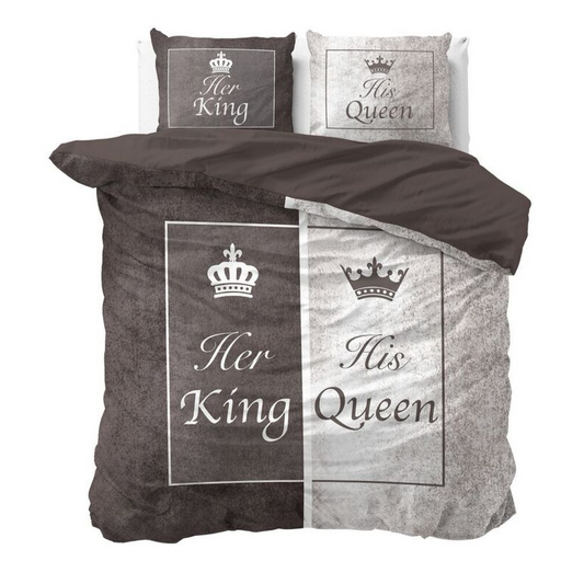Her King & His Queen Bedding Set