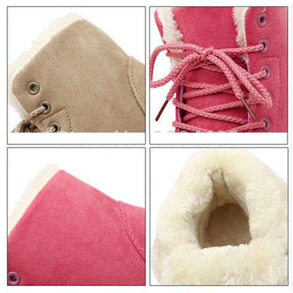 Snow Faux Suede Ankle Boots For Female