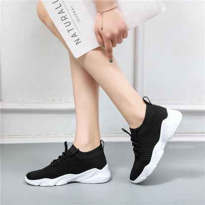 Women's Shoes - Fashion Women Air Mesh Fly-wire Sneakers