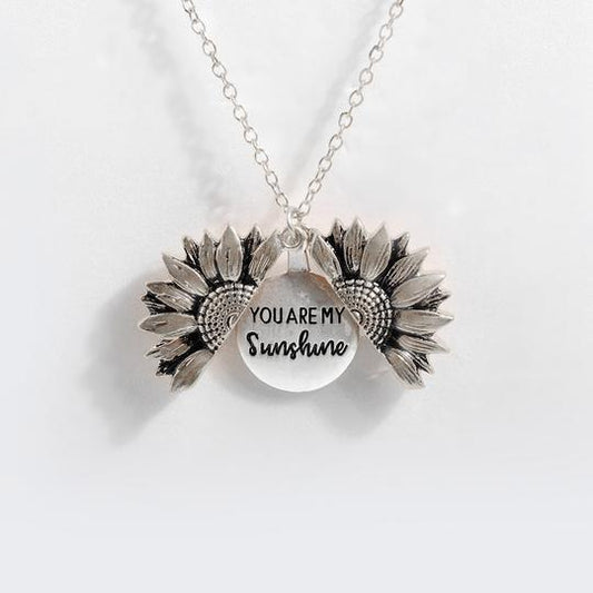 Sunflower Necklace: “You Are My Sunshine”