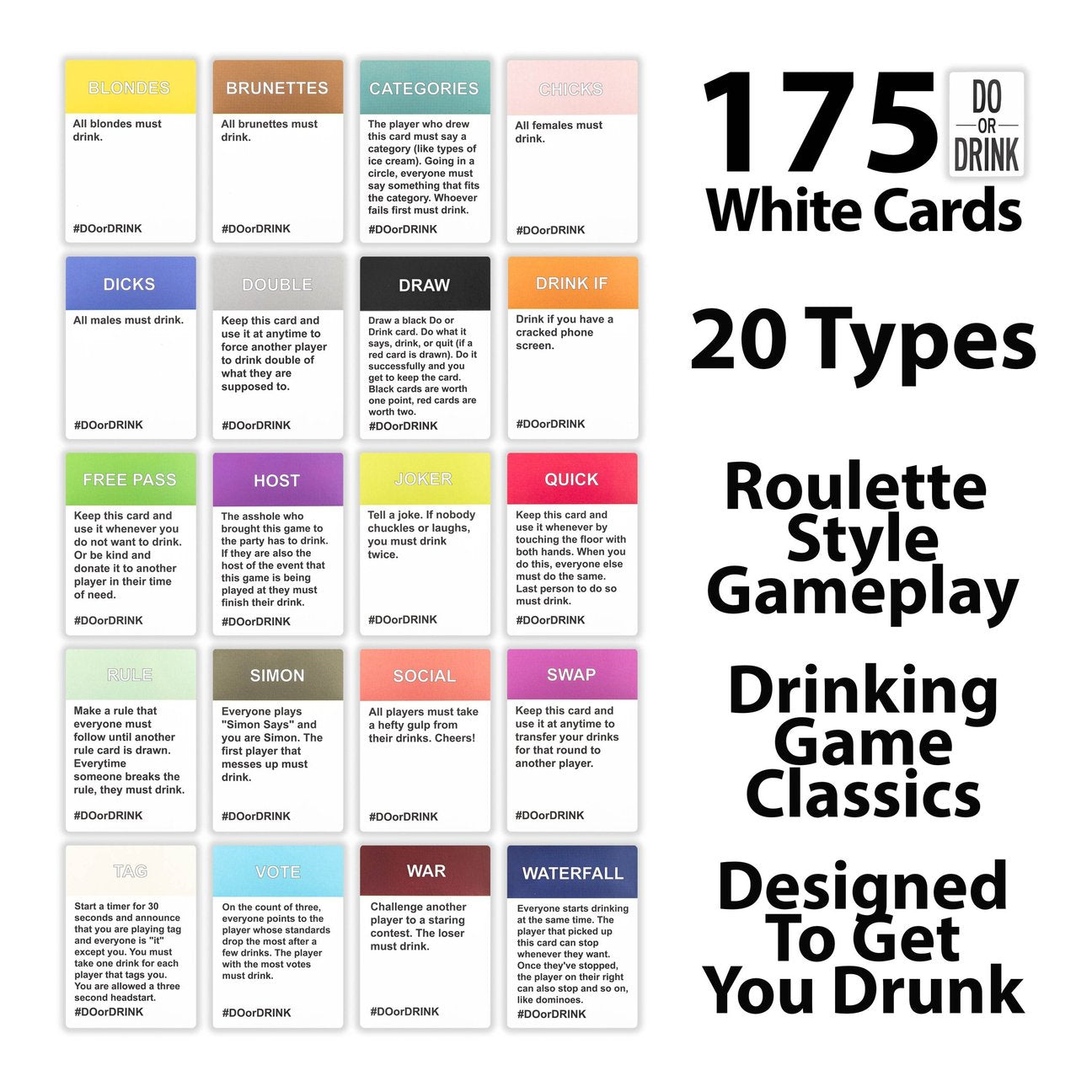 Do or Drink Card Game