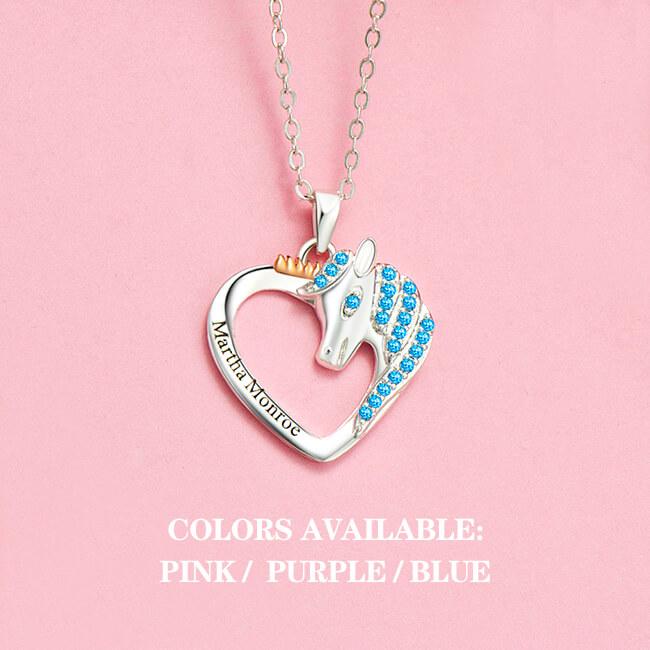 PERSONALIZED UNICORN NECKLACE