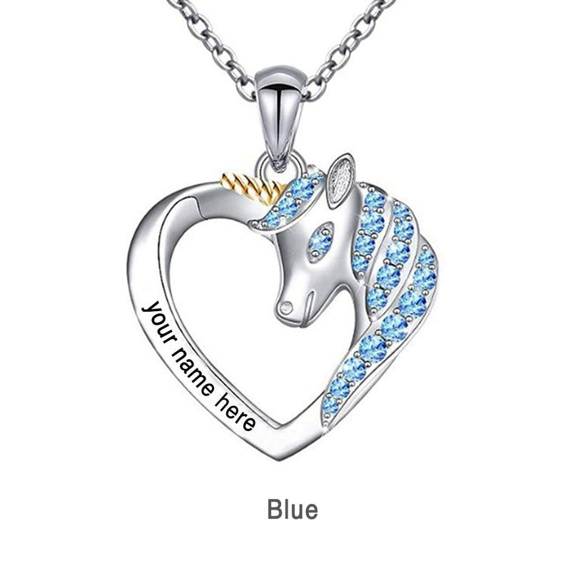 PERSONALIZED UNICORN NECKLACE