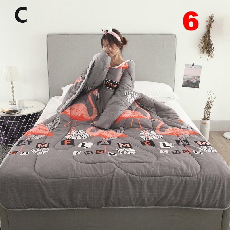 Lazy Quilt With Sleeves.