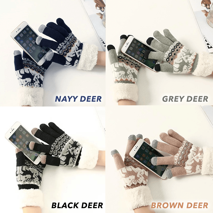 Extra-warm Fleece Touchscreen Gloves