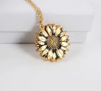 Sunflower Necklace: “You Are My Sunshine”
