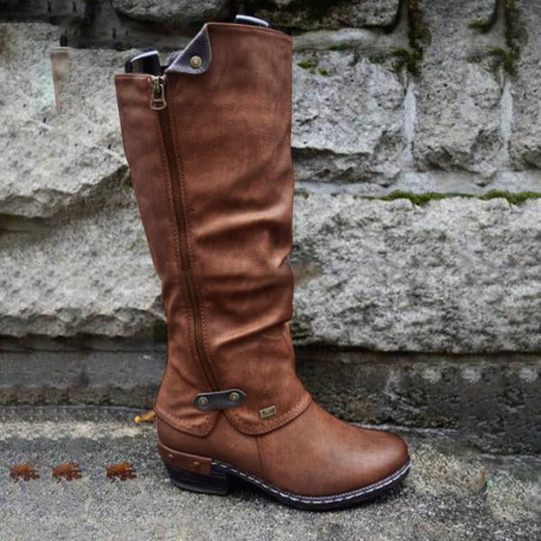 Women's Cowboy Knee Boots Punk Boots