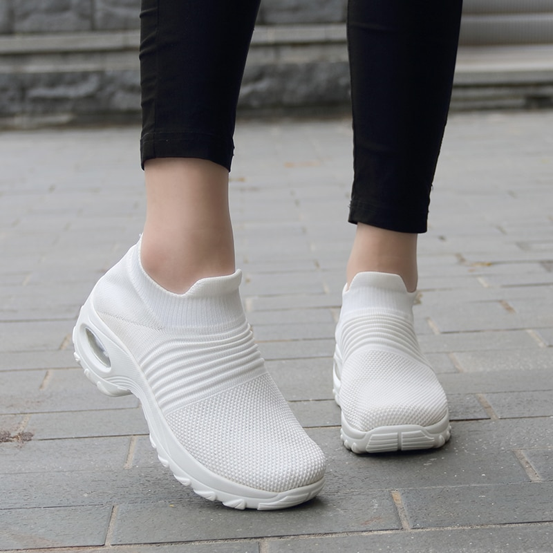 Women's Walking Shoes Sock Sneakers