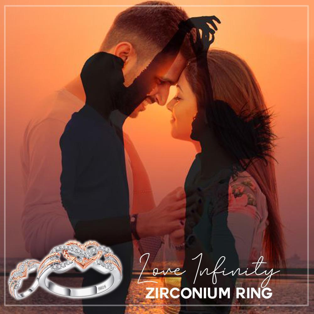 Love Infinity Zirconium Ring