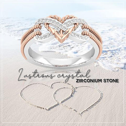 Love Infinity Zirconium Ring