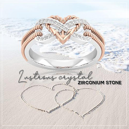 Love Infinity Zirconium Ring