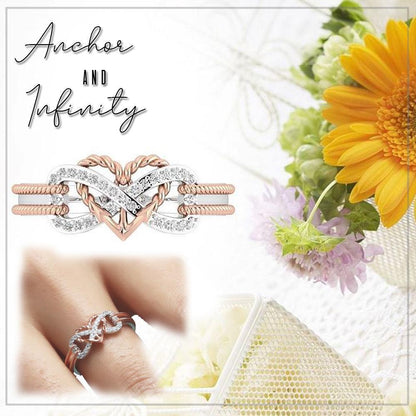 Love Infinity Zirconium Ring
