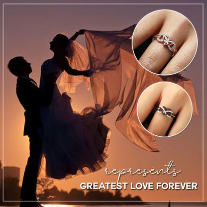 Love Infinity Zirconium Ring
