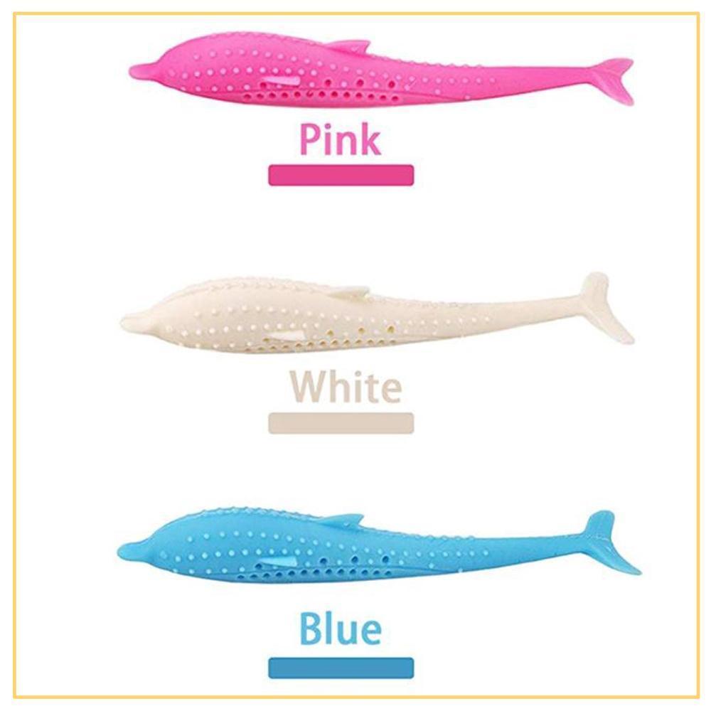 Purrfect Cat Silicone Fish Toothbrush