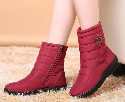 Women's Waterproof Zipper Boots