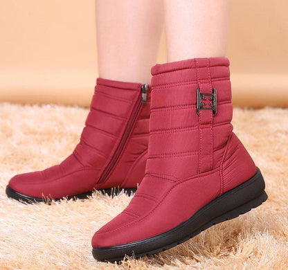 Women's Waterproof Zipper Boots