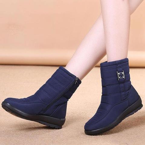 Women's Waterproof Zipper Boots