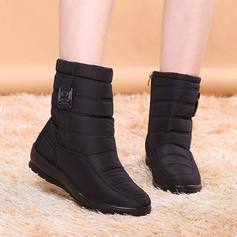 Women's Waterproof Zipper Boots