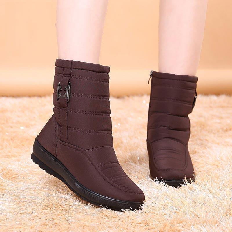 Women's Waterproof Zipper Boots