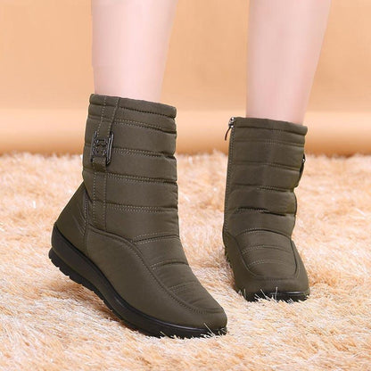 Women's Waterproof Zipper Boots