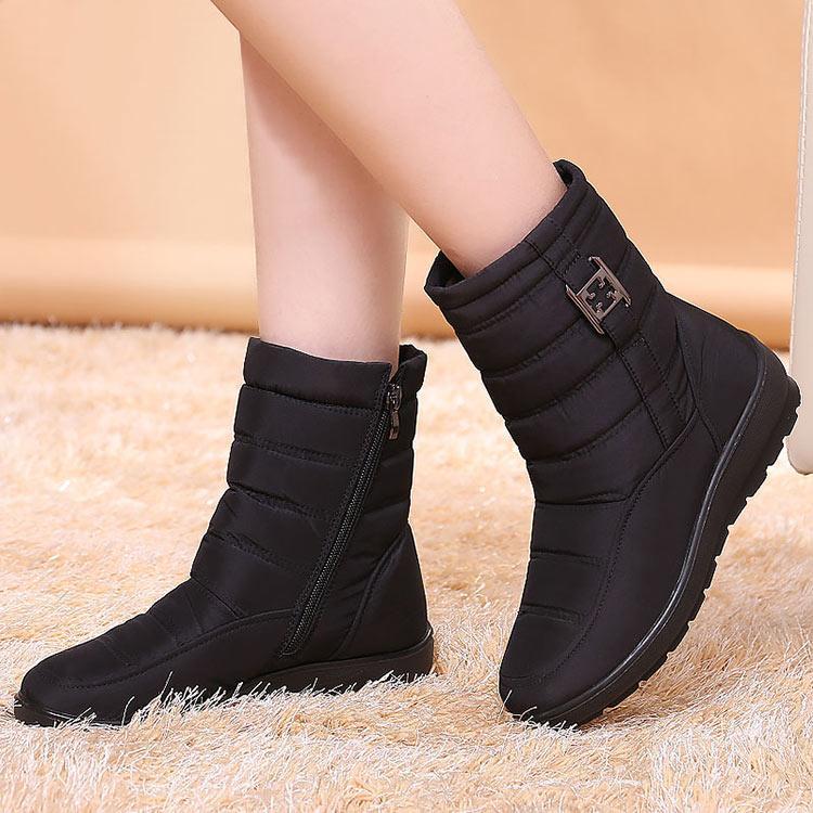 Women's Waterproof Zipper Boots