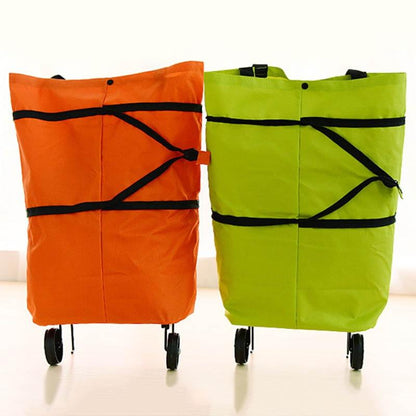 Shopping bag folding