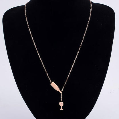 WINE BOTTLE AND GLASS