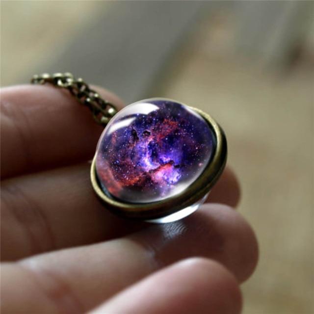2019 New: Galaxy Double Sided Pendant Necklace