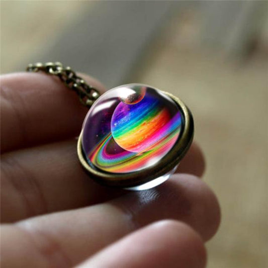 2019 New: Galaxy Double Sided Pendant Necklace