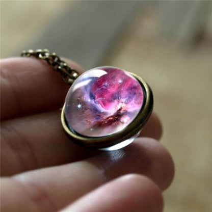 2019 New: Galaxy Double Sided Pendant Necklace