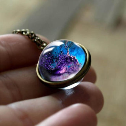 2019 New: Galaxy Double Sided Pendant Necklace