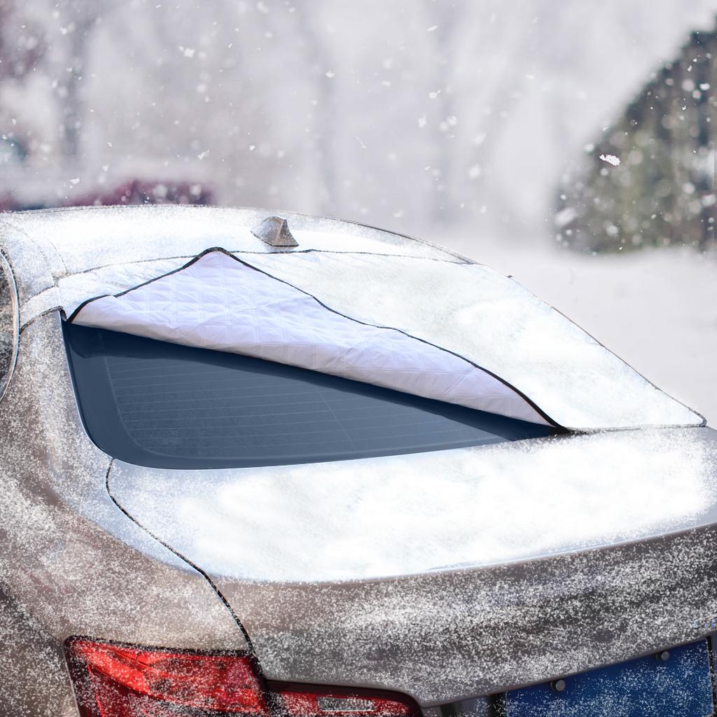 Back Window Snow Cover