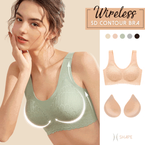 1# SUMMER COLLECTION SALE OFF 60% 5D Wireless Contour Bra
