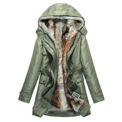 Caera Hooded Parka Coat
